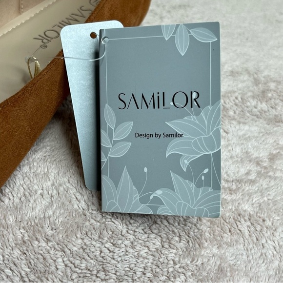 Samilor Faux Suede Pointed Toe Ballet Flats-Women’s 10-Brown-Classic-Casual-NEW - Picture 8 of 12